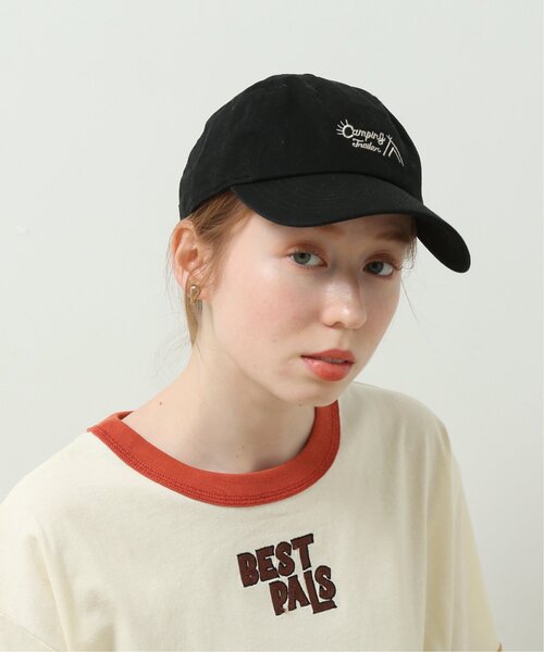 DOUBLE NAME（ダブルネーム）の「NEW HATTAN刺繍CAP（テント）（キャップ・レディース・ブラック/ベージュ/オレンジ/グリーン・FREE）」の5枚目の写真
