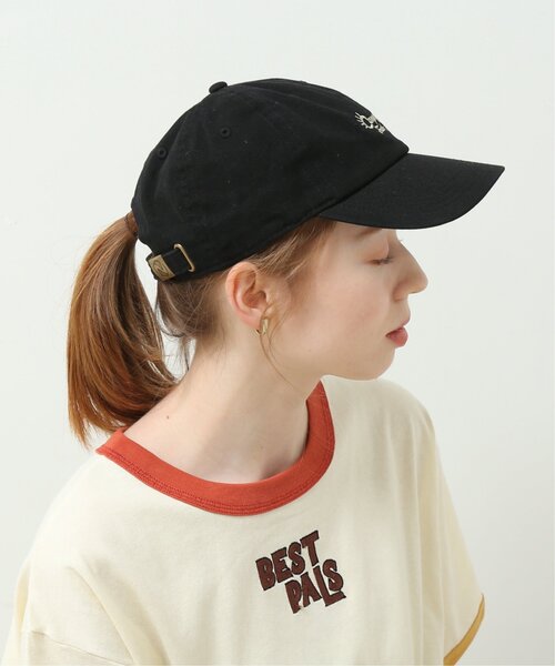 DOUBLE NAME（ダブルネーム）の「NEW HATTAN刺繍CAP（テント）（キャップ・レディース・ブラック/ベージュ/オレンジ/グリーン・FREE）」の6枚目の写真