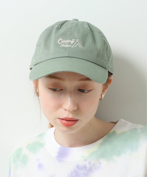 DOUBLE NAME（ダブルネーム）の「NEW HATTAN刺繍CAP（テント）（キャップ・レディース・ブラック/ベージュ/オレンジ/グリーン・FREE）」の10枚目の写真
