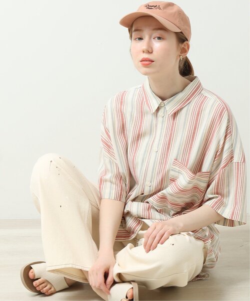 DOUBLE NAME（ダブルネーム）の「NEW HATTAN刺繍CAP（テント）（キャップ・レディース・ブラック/ベージュ/オレンジ/グリーン・FREE）」の21枚目の写真