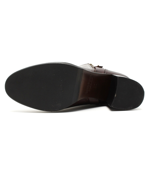 ROSE BUD COUPLES （ローズ バッド カップルズ）の「#2210 SIDE ZIP W/HEEL LONG BOOTS（ブーツ・レディース・ブラック/ボルドー・39/37/36/35/38）」の3枚目の写真