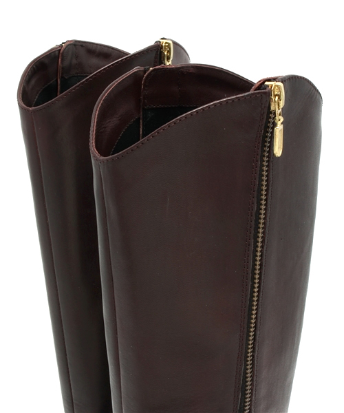 ROSE BUD COUPLES （ローズ バッド カップルズ）の「#2210 SIDE ZIP W/HEEL LONG BOOTS（ブーツ・レディース・ブラック/ボルドー・39/37/36/35/38）」の8枚目の写真