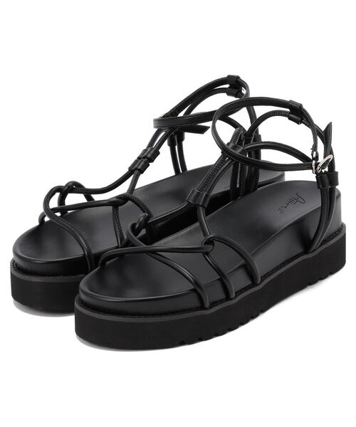 AVIREX（アヴィレックス）の「【直営店限定】パイプサンダル（サンダル・レディース・ブラック/ベージュ・24.5/23.5）」の14枚目の写真