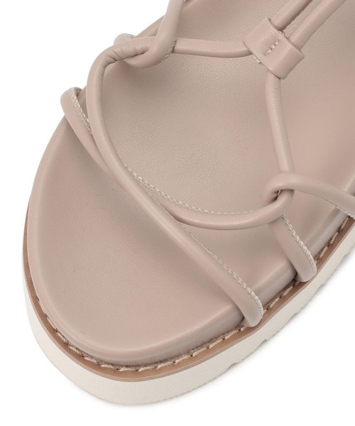 AVIREX（アヴィレックス）の「【直営店限定】パイプサンダル（サンダル・レディース・ブラック/ベージュ・24.5/23.5）」の19枚目の写真