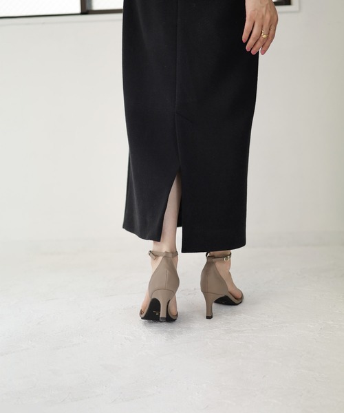 SESTO（セスト）の「ストレートヒールアンクルストラップサンダル（サンダル・レディース・ブラック/ピンク/ブルー/アイボリー/グレイッシュベージュ・LL/3L/S/M/L）」の14枚目の写真