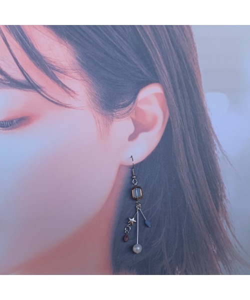 tone(トーン)の「【lensa】淡水パールのマリンピアス(MA)(ピアス(両耳用)・レディース・シルバー・FREE)」の8枚目の写真