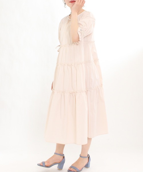 Odier アストリアオディール のファッション ティアードワンピース ワンピース Astoria ワンピース ドレス ワンピース Astoria 税込