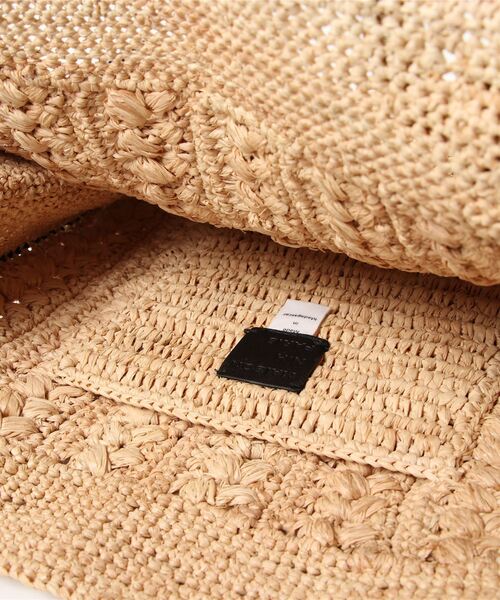 IENA(イエナ)の「【MAISON N.H PARIS/メゾン・エヌ・エイチ・パリ】EMMA ラフィアバッグ(ハンドバッグ・レディース・ベージュ・FREE)」の4枚目の写真