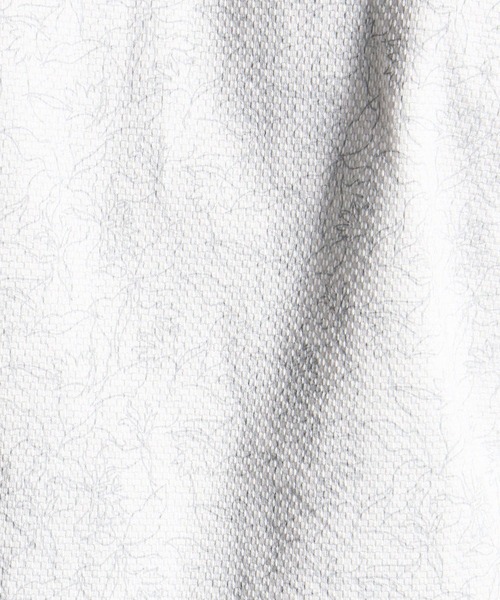 MONSIEUR NICOLE（ムッシュニコル）の「バスケットドビージャカードジャージ７分袖シャツ（シャツ/ブラウス・メンズ・ホワイト/ネイビー/グレイッシュブルー・MEDIUM/LARGE/X-LARGE）」の13枚目の写真