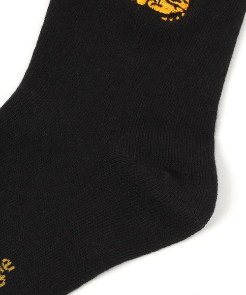 WIGGLE WIGGLE(ウィグルウィグル)の「WIGGLE WIGGLE/刺繍SOCKS タイガー 2951353(ソックス/靴下・レディース・ブラック・0)」の6枚目の写真