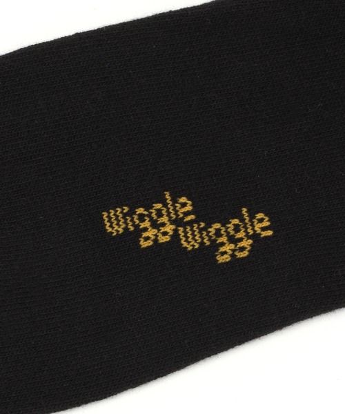 WIGGLE WIGGLE(ウィグルウィグル)の「WIGGLE WIGGLE/刺繍SOCKS タイガー 2951353(ソックス/靴下・レディース・ブラック・0)」の8枚目の写真