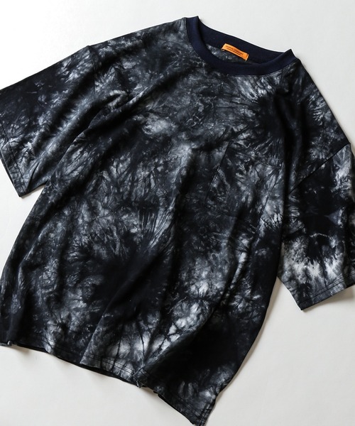 JOURNAL STANDARD（ジャーナルスタンダード）の「【WEB限定】タイダイ ビッグシルエット ポケットTシャツ（Tシャツ/カットソー・メンズ・ネイビー/ブラック/カーキ/ホワイト/サックスブルー・LARGE/X-LARGE/MEDIUM）」の2枚目の写真