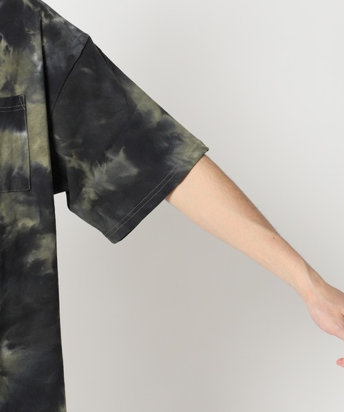 JOURNAL STANDARD（ジャーナルスタンダード）の「【WEB限定】タイダイ ビッグシルエット ポケットTシャツ（Tシャツ/カットソー・メンズ・ネイビー/ブラック/カーキ/ホワイト/サックスブルー・LARGE/X-LARGE/MEDIUM）」の11枚目の写真