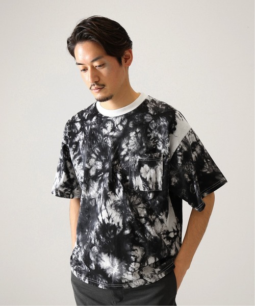 JOURNAL STANDARD（ジャーナルスタンダード）の「【WEB限定】タイダイ ビッグシルエット ポケットTシャツ（Tシャツ/カットソー・メンズ・ネイビー/ブラック/カーキ/ホワイト/サックスブルー・LARGE/X-LARGE/MEDIUM）」の20枚目の写真