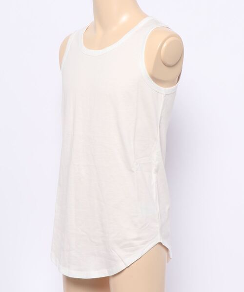 coca（coca）（コカ）の「シルキータッチレイヤードタンクトップ（タンクトップ・メンズ・ブラック/ホワイト・S/M/L/XL）」の13枚目の写真