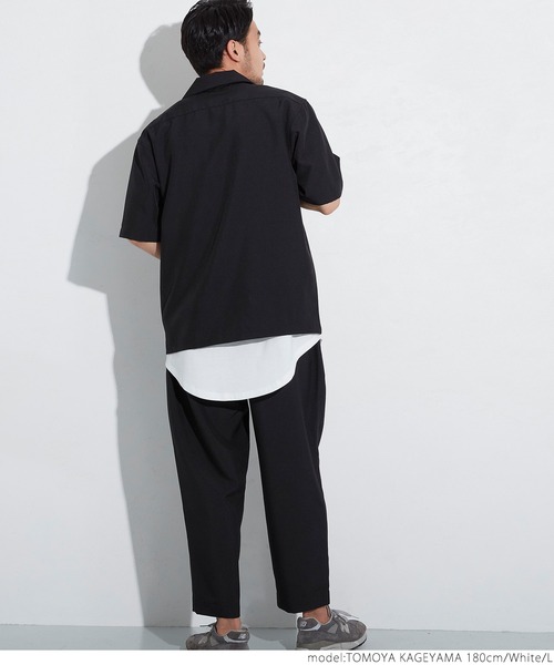 coca（coca）（コカ）の「シルキータッチレイヤードタンクトップ（タンクトップ・メンズ・ブラック/ホワイト・S/M/L/XL）」の16枚目の写真