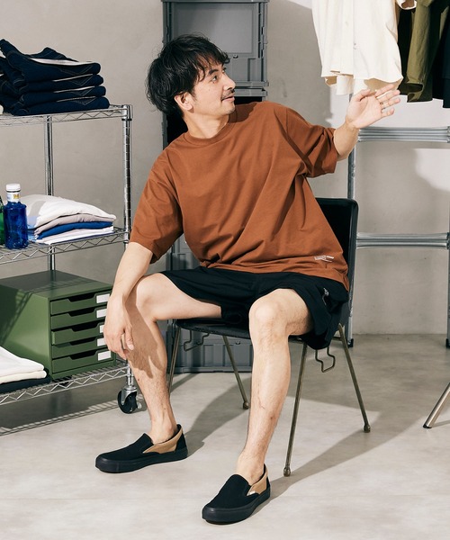 JOURNAL STANDARD relume（ジャーナルスタンダード　レリューム）の「SUPIMA SOLOTEX PLATING Tシャツ[無地T/ユニセックス対応]（Tシャツ/カットソー・メンズ・ホワイト/ブラック/ネイビー/ブラウン/キナリ・S/M/L）」の18枚目の写真