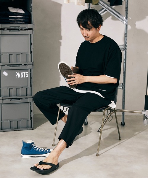 JOURNAL STANDARD relume（ジャーナルスタンダード　レリューム）の「SUPIMA SOLOTEX PLATING Tシャツ[無地T/ユニセックス対応]（Tシャツ/カットソー・メンズ・ホワイト/ブラック/ネイビー/ブラウン/キナリ・S/M/L）」の7枚目の写真