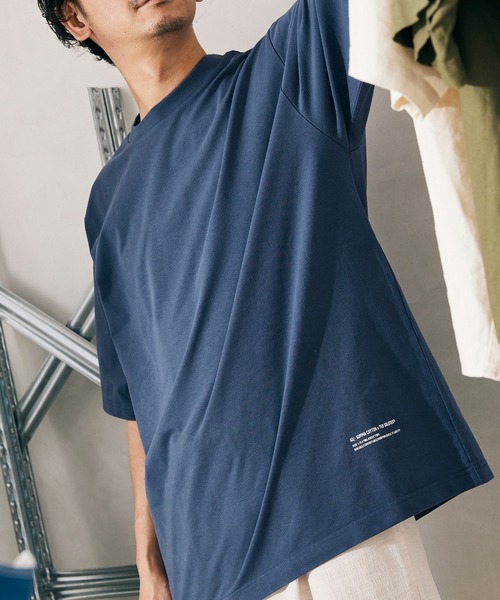 JOURNAL STANDARD relume（ジャーナルスタンダード　レリューム）の「SUPIMA SOLOTEX PLATING Tシャツ[無地T/ユニセックス対応]（Tシャツ/カットソー・メンズ・ホワイト/ブラック/ネイビー/ブラウン/キナリ・S/M/L）」の20枚目の写真
