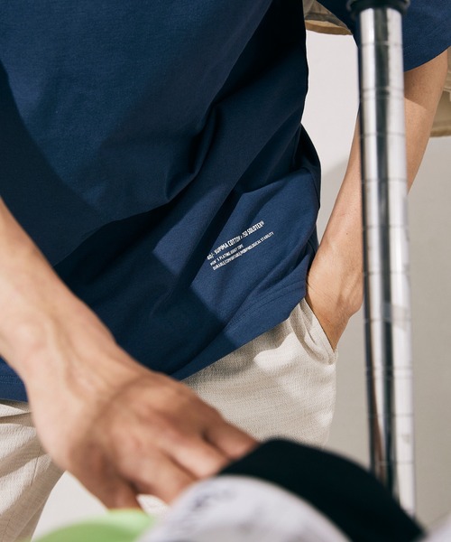 JOURNAL STANDARD relume（ジャーナルスタンダード　レリューム）の「SUPIMA SOLOTEX PLATING Tシャツ[無地T/ユニセックス対応]（Tシャツ/カットソー・メンズ・ホワイト/ブラック/ネイビー/ブラウン/キナリ・S/M/L）」の21枚目の写真