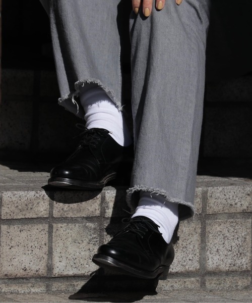 NODAL(ノーダル)の「NODAL/ノーダル NEW STANDARD SOCKSニュースタンダードソックス(ユニセックス)(ソックス/靴下・メンズ・ホワイト/カーキ/ブラック/ネイビー/イエロー/レッド/ブルー/ホワイト系その他/グリーン/パープル/ライトブルー/ピンク/ライトグリーン/ヘザーグレー/ダークグリーン系/オレンジ/レッド系/ゴールド/ロイヤルブルー/ピーコックグリーン系/ブルーグレー/ダークパープル/スモークピンク/ベージュ/コーラルピンク/コバルトブルー・FREE)」の3枚目の写真