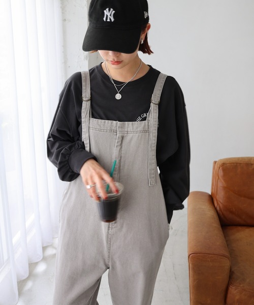 サロペット・オーバーオール・オールインワン MHL | soft twisted yarn cotton MHL. FADED COTTON TWILL OVERALLS 115NAVY〔メンズ〕 MHL.通販