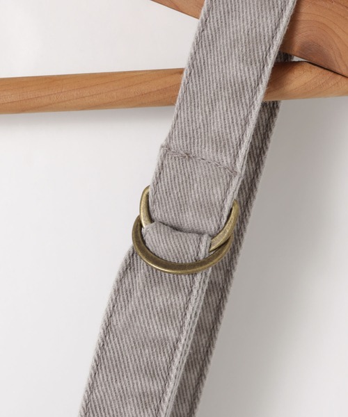 andme（アンドミー）の「コットンツイルフロントジップサロペット（サロペット/オーバーオール・レディース・ブラック/オフホワイト/グレー/カーキ/ケミカルウォッシュ/スミクロ/サックスブルー・M/L）」の18枚目の写真