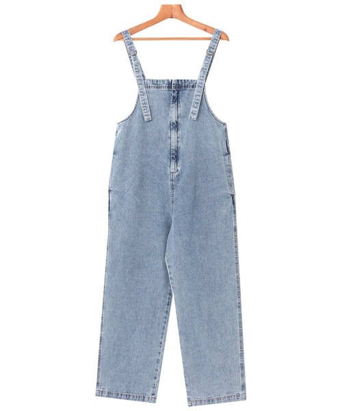 コットンツイルフロントジップサロペット（サロペット/オーバーオール