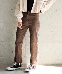 Per sist ence/パーシエンス　センタースリットフレアパンツ