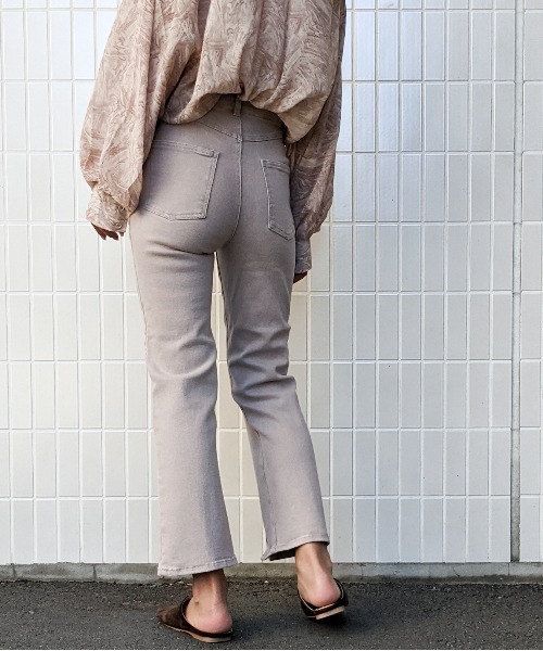 Per sist ence(パーシエンス)の「Per sist ence/パーシエンス センタースリットフレアパンツ(その他パンツ・レディース・ブラック/ブラウン/グレー・MEDIUM/SMALL)」の16枚目の写真