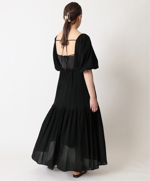 U by SPICK&SPAN（ユーバイスピックアンドスパン）の「≪追加≫バックシャンワンピース2◆（ワンピース・レディース・ブラック/ベージュ・38/36）」の12枚目の写真