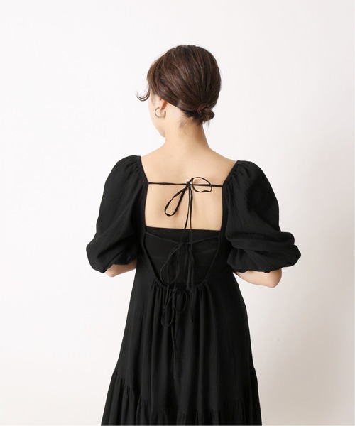 U by SPICK&SPAN（ユーバイスピックアンドスパン）の「≪追加≫バックシャンワンピース2◆（ワンピース・レディース・ブラック/ベージュ・38/36）」の18枚目の写真