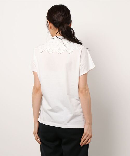 ADAM ET ROPE'(アダムエロペ)の「レースカラー付きプルオーバー(Tシャツ/カットソー・レディース・ホワイト/ライトグレー/ブラック・FREE)」の18枚目の写真