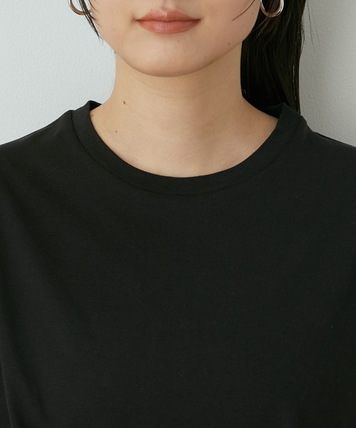 ADAM ET ROPE'(アダムエロペ)の「レースカラー付きプルオーバー(Tシャツ/カットソー・レディース・ホワイト/ライトグレー/ブラック・FREE)」の9枚目の写真