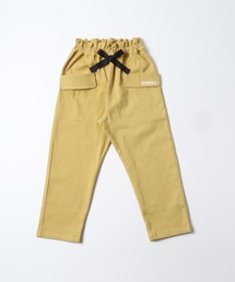 trois lapins kp（トロワラパンケーピー）の「ウエストリボン　ストレッチツイルパンツ(100-130cm)（チノパンツ・キッズ）」