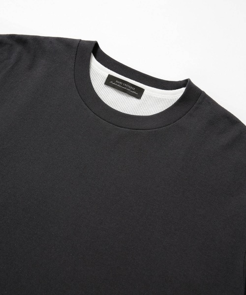 NANO universe（ナノユニバース）の「レイヤードTシャツ　半袖（Tシャツ/カットソー・メンズ・スミクロ/ベージュ/ホワイト/ブルーグリーン・S/L/XL/M）」の18枚目の写真