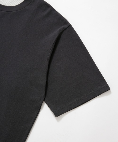 NANO universe（ナノユニバース）の「レイヤードTシャツ　半袖（Tシャツ/カットソー・メンズ・スミクロ/ベージュ/ホワイト/ブルーグリーン・S/L/XL/M）」の19枚目の写真