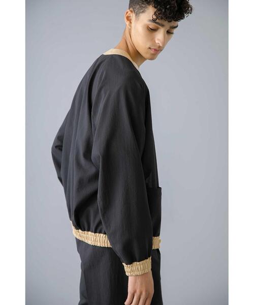 MONKEY TIME(モンキータイム)の「<monkey time> renu TRO V-NECK CARDIGAN/カーディガン(カーディガン/ボレロ・メンズ・ブラック/ケリー・S/M/L)」の9枚目の写真