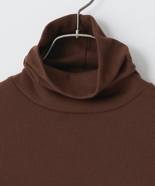 CIAOPANIC(チャオパニック)の「リブタートルネックカットソー(Tシャツ/カットソー・レディース・ブラック/ブラウン/オフホワイト・FREE)」の15枚目の写真