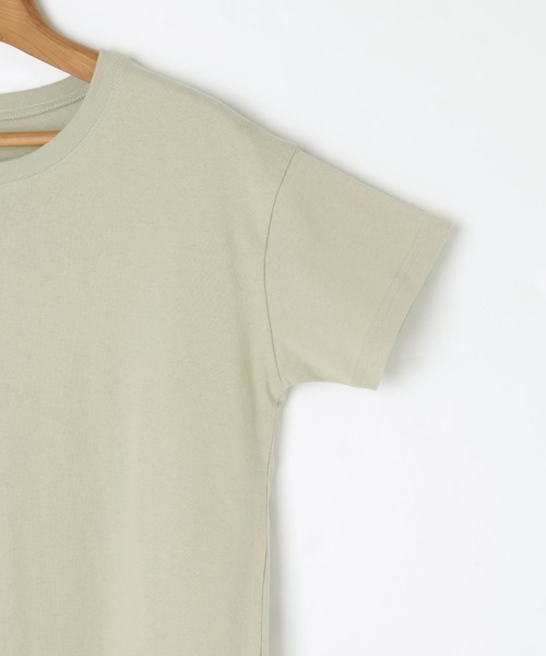andme(アンドミー)の「USAコットン半袖クルーネックTシャツ(Tシャツ/カットソー・レディース・チャコールグレー/ブラック/オフホワイト/グリーン/キナリ・M/L)」の20枚目の写真