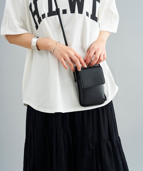 DouDou(ドゥドゥ)の「機能ミニポシェット(ショルダーバッグ・レディース・ブラック/ブラウン/ライトベージュ・FREE)」の4枚目の写真