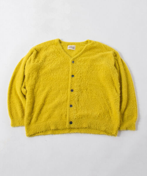 GLOSTER（グロスター）の「【初回分即完売につき再販決定！】【GLOSTER/グロスター】モヘヤライクカーディガン（カーディガン/ボレロ・メンズ・ブラック/ベージュ/レッド/イエロー/グリーン・FREE）」の12枚目の写真