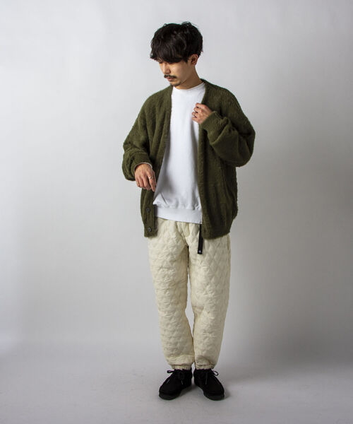 GLOSTER（グロスター）の「【初回分即完売につき再販決定！】【GLOSTER/グロスター】モヘヤライクカーディガン（カーディガン/ボレロ・メンズ・ブラック/ベージュ/レッド/イエロー/グリーン・FREE）」の18枚目の写真