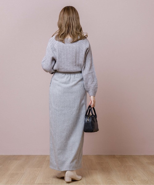 flower（フラワー）の「レースフリルニット（ニット/セーター・レディース・グレー/アイボリー・FREE）」の14枚目の写真