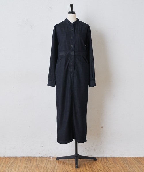 BEARDSLEY（ビアズリー）の「デニムワンピース（ワンピース・レディース・インディゴブルー・FREE）」の9枚目の写真