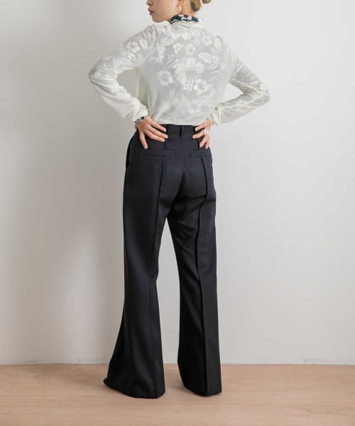 WANDERUNG（ワンデルング）の「WANDERUNG　Sheer Tops（Tシャツ/カットソー・レディース・ブラック/ピンク/アイボリー/ブルー系その他/パープル系その他・FREE）」の18枚目の写真