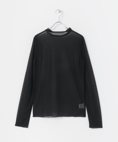 WANDERUNG（ワンデルング）の「WANDERUNG　Sheer Tops（Tシャツ/カットソー・レディース・ブラック/ピンク/アイボリー/ブルー系その他/パープル系その他・FREE）」の12枚目の写真