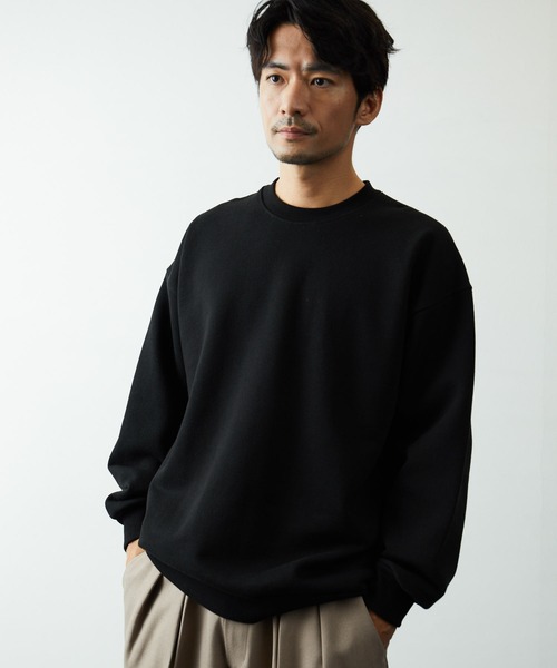 FREAK'S STORE（フリークスストア）の「ヘビーウェイト 裏毛スウェット クルーネック プルオーバー（スウェット・メンズ・ブラック/ネイビー/グレー/オフホワイト/カーキ/モスグリーン・SMALL/MEDIUM/LARGE）」の22枚目の写真