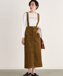 NOLLEY’S | オーガニックコーデュロイウォッシャブルロングスカート(スカート)