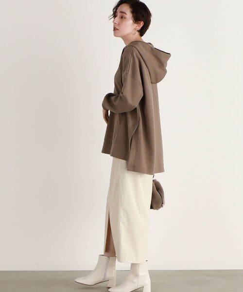 NOLLEY’S（ノーリーズ）の「オーガニックコーデュロイウォッシャブルロングスカート（スカート・レディース・アイボリー/キャメル・1/2）」の22枚目の写真